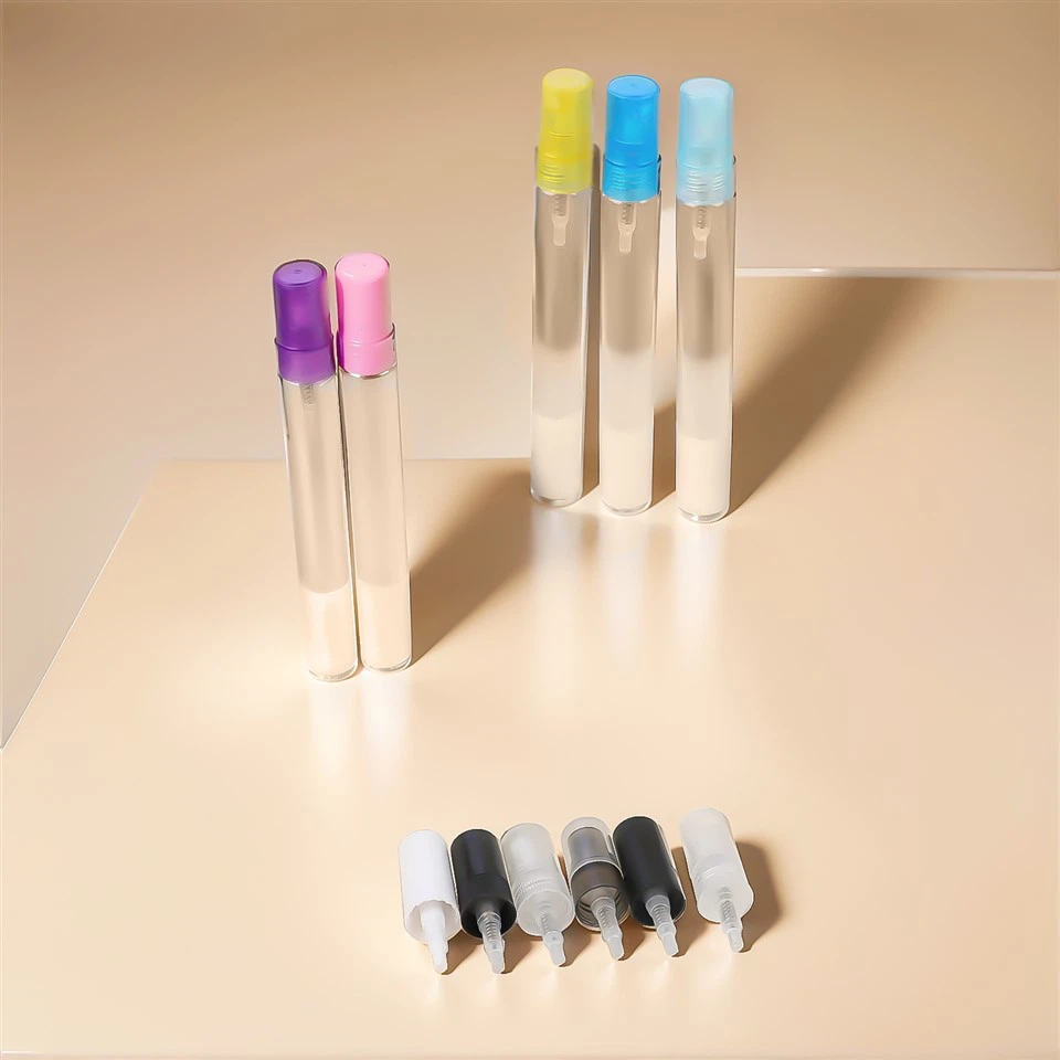 Gennemsigtig parfumeprøvesprayflaske